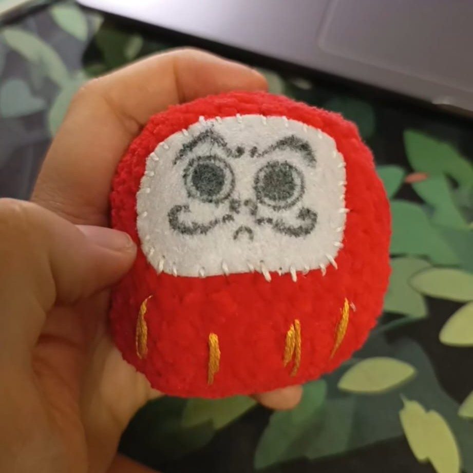 Daruma, amigurumi pattern