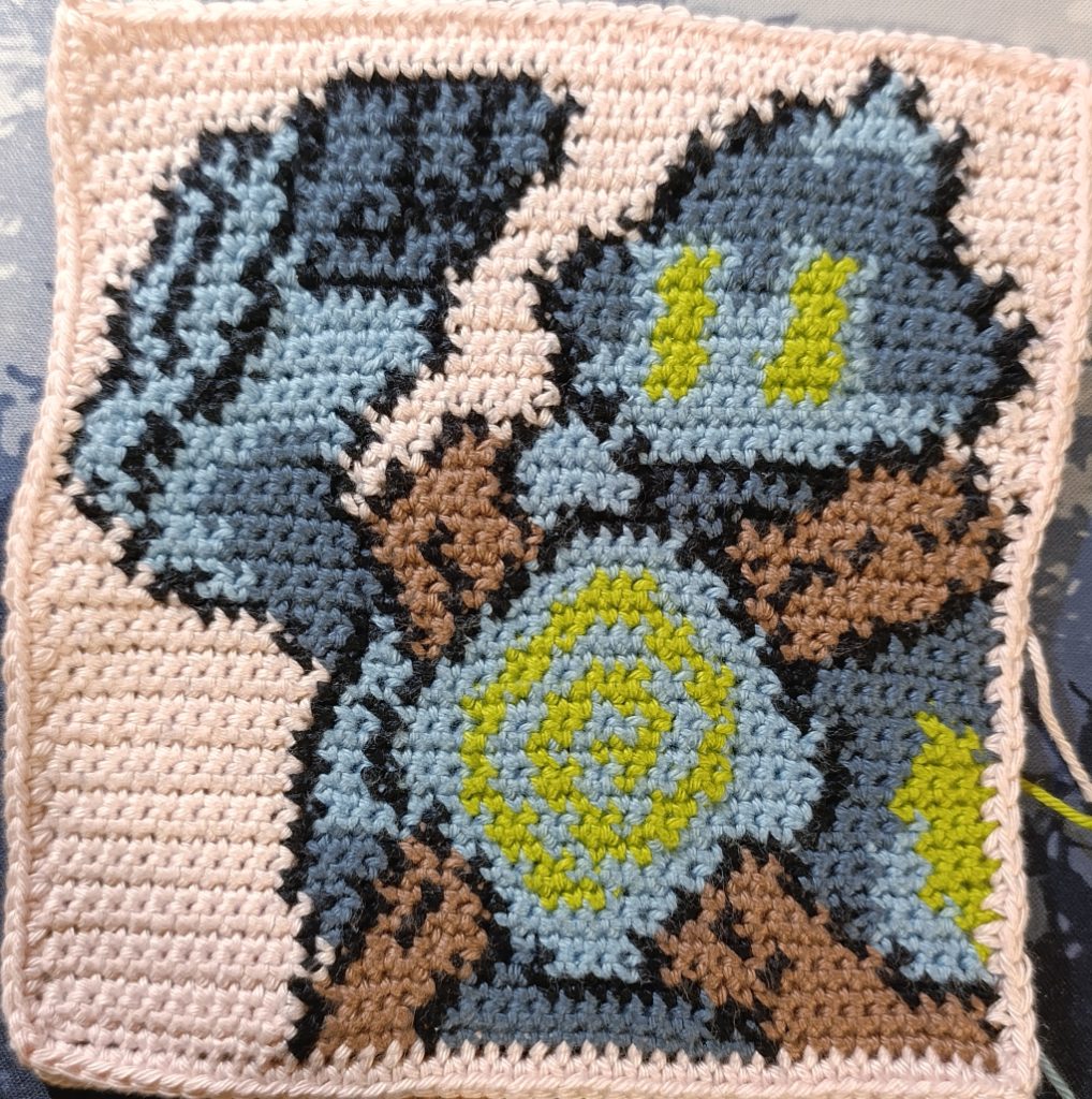 Gringolem, pattern de crochet tapestry